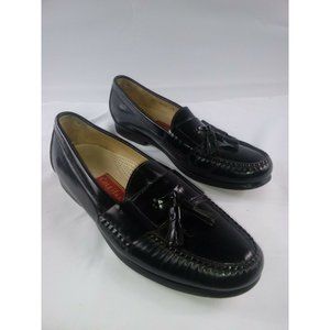 Cole Haan City Loafers Tassel Black Leather Pinch